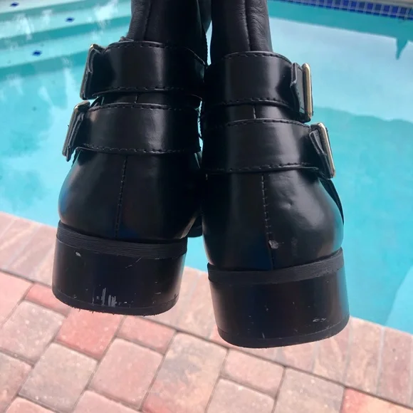 INC International Concepts Black Boots women’s 9. Western Cowgirl look! - Picture 6 of 6